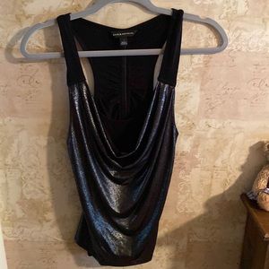 Black and Black w/ Silver Shimmer Rock & Republic Tank top.